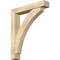 Ekena Millwork Thorton Block Rough Sawn Bracket w/ Offset Brace, Douglas Fir, 6"W x 32"D x 38"H BKT0604X32X38THR05RDF - alternate 1